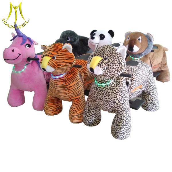 Hansel  wholesale battery operated coin ridable plush animal