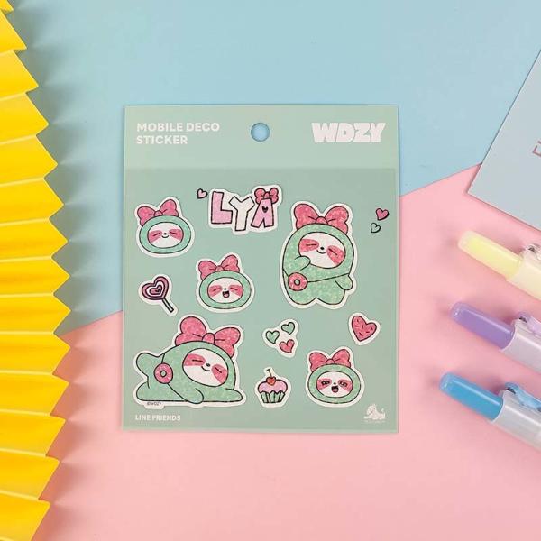 Uv Coating Metal Decal Stickers Self Adhesive Coated Cartoon Character Stickers