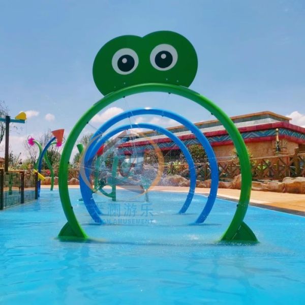 Arch Shaped Water Spray Water Playground Splash Pad 3.5x2.5m