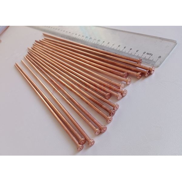Изоляция заварки стержня CD покрытия слоем меди слабая стальная прикалывает 4x245mm