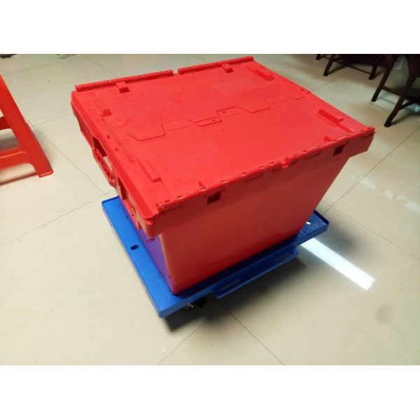 Impact - Resistance Large Plastic Moving Trolley Loading Capacity 225kg