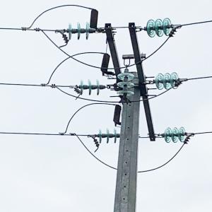 Octagon Utility Pole Cross Arms 11KV 33KV Hot Dip Galvanization Surface