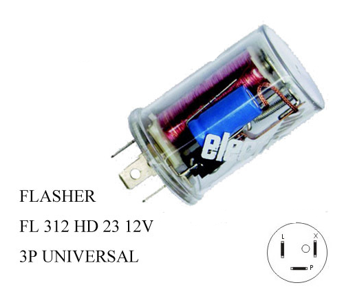 3 увеличивайте высокую высоту привел электронный светосигнализатор поворотника на света приведенные 12 v 0635088004A/060008103