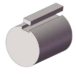 Вал редуктора Шлицевой фрезерный двухшнековый экструдер Вал LD 44: 1 40CrNiMoa Материал Нержавеющая сталь Обрабатывающий вал с ЧПУ