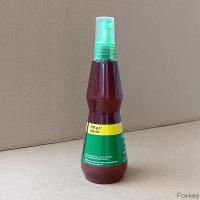 Bouteille en forme de cône imprimée de petite taille 3OZ Bouteille de pulvérisation en plastique en forme de S de 100 ml