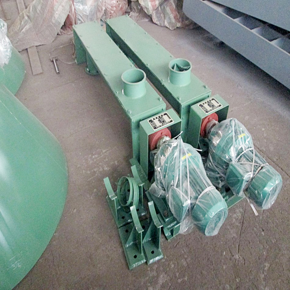Heat Resistant Trough Screw Auger Conveyor with Multiple Inlets & Outlets and Customizable Length for Dry Bulk Material Handling