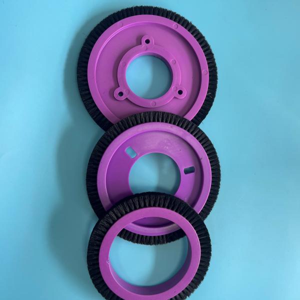 Stenter Machine Parts Artos Lk Finishing Machine Parts Brush Wheel Black Nylon Hair