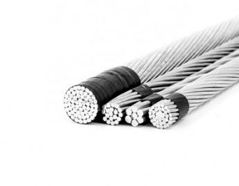 Bare Aacsr Conductor Steel Reinforced 54/3.18+7/3.18mm Power Distribution