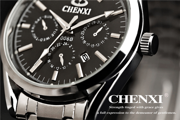 C006B Global Trade Wholesale Price Cheap Wristwatches Stainless Steel Watch Quartz Watches