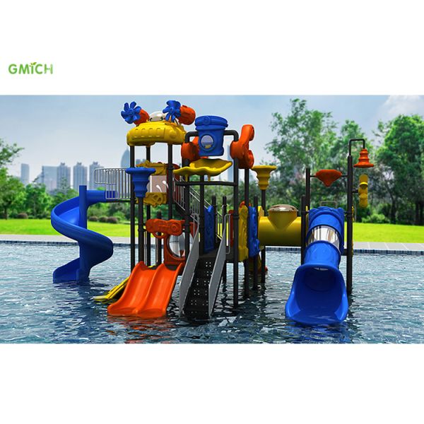 Anti Crack Water Theme Park Equipment Aqua Park Water Slide EN1176 Certified