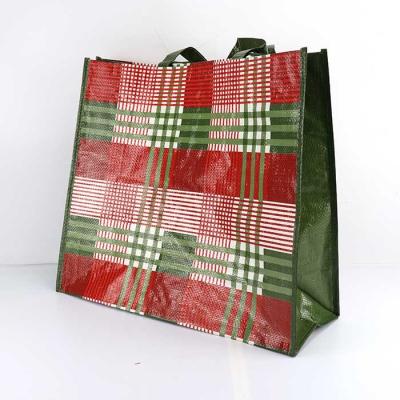 Sacos tecidos Bopp tecidos de compra do saco 185Gsm da tela recicláveis