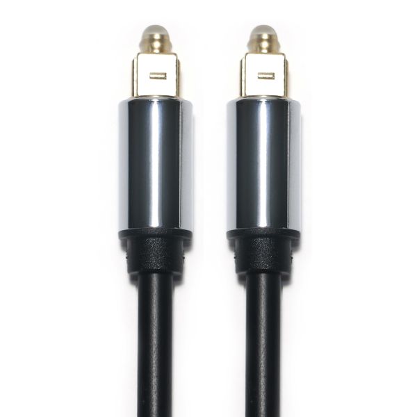 Toslink Digital Optical Audio Cable OD5.0 Plated Alumium Alloy Shell Square Interface Cable for subwoofer 1.2M