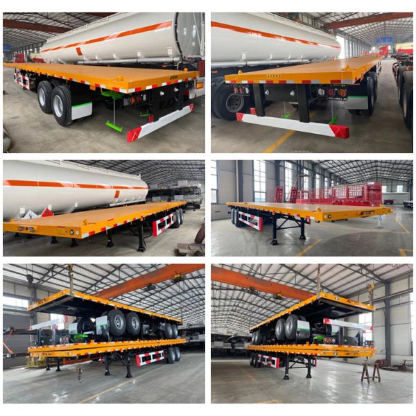 Jost 2.0 or 3.5 Inch King Pin 3 Axles 40FT Container Trailer in India and Africa