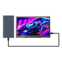 Moniteur portatif d'écran tactile de Polcd HDMI VGA USB imperméable incorporé