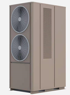 all in one heat pump with 500 liter enamel water tank,all in one heat pump