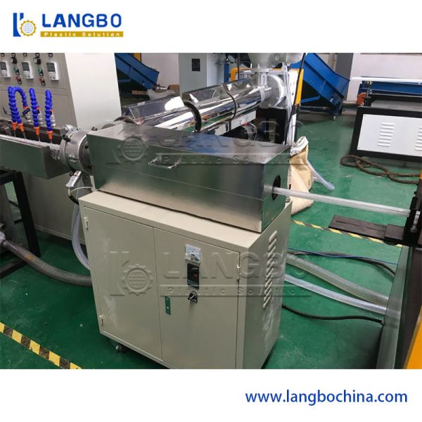 PVC UPVC PE HDPE Snakeskin Pipe Clear Hose Transparent Soft Pressure Plastic Water Fiber Reinforced Garden Braided Hose Pipe Production Line Making Machine