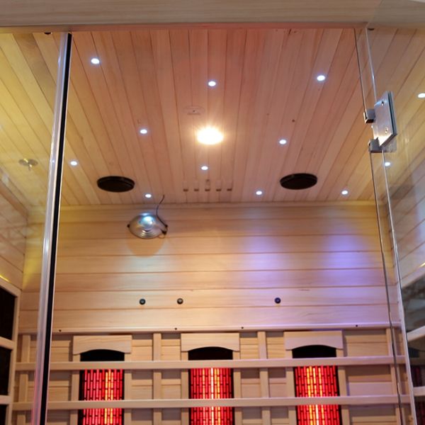 220v far Infrared Health Smart Sauna 2 Person Electric Sauna With Carbon Panel