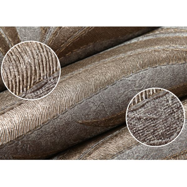 Выбитые домой заволакивания стены обоев 3Д с съемным материалом 0.53*10М винила