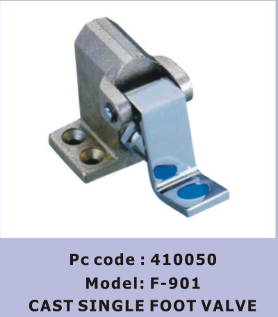 Metal Commercial Dishwashing Equipment Brass Foot Valve With Faucet