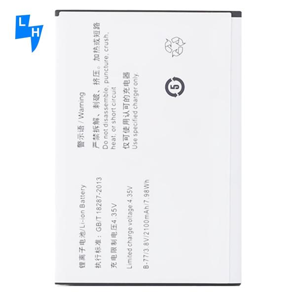 100% B-77 Y31L Y28 Y928 Y628 Bateria de poliador de iões de lítio para vivo Y31 2015 2100mAh