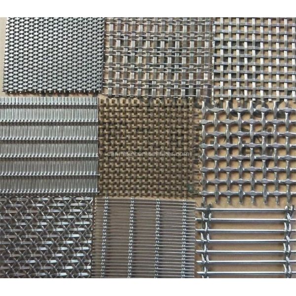 Пре гофрированная ячеистая сеть нержавеющей стали сплетенная медным покрытием для стены прихожей