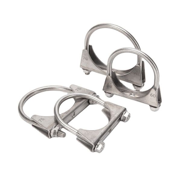 M5 M6 M8 M10 Standard Metric U-bolt Pipe Clamp for Iron Galvanized/Stainless Steel Muffler in Automobile Industry