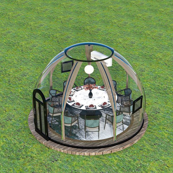 Camping Home One room one bathroom transparent star empty room Windproof rain outdoor camping tent restaurant dessert house