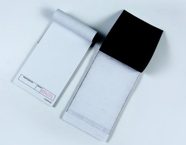 CT-KDUPL100 Single Paper US guest check with 15 lines and 50 sheets for fast casual dining