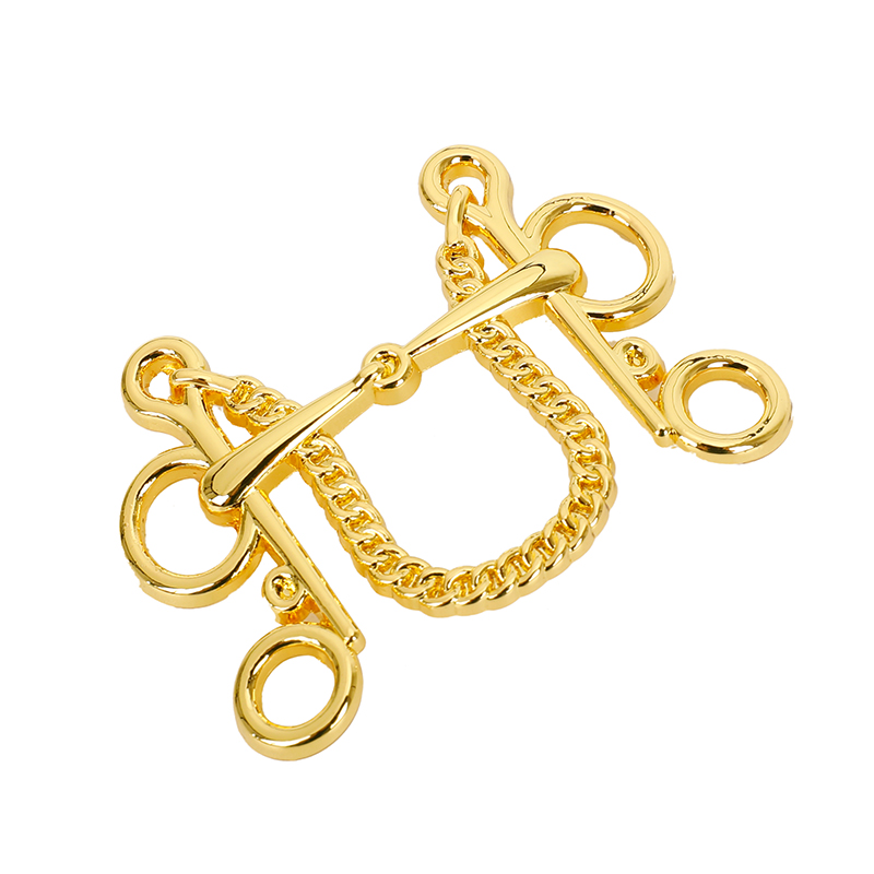 Fashion Gold Metal Lock Accessories Handbag Lock Decoration Part