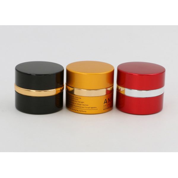 красная пустая стеклянная косметическая сливк глаза опарников 15мл пакуя небольшой подгонянный размер