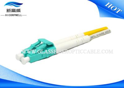 12core Ribbon Multi Color Fiber Optic Pigtail OM3 LC Aqua Connector IEC 60794