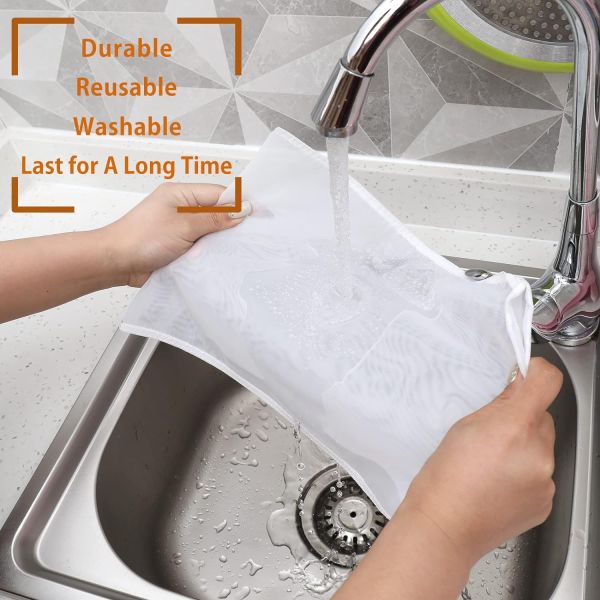 7.9 X 11.8 дюймовый ореховый молочный нейлоновый пакет пищевого качества 80 микронный сито для сыра фруктовый сок молоко тофу миндаль кофе йогурт