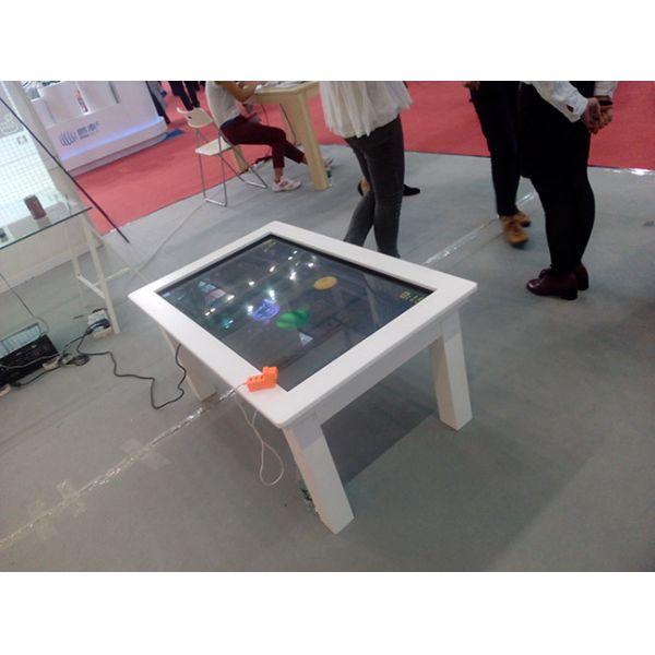 Lcd Interactive Smart Home Touch Screen Table Multi-Function Table With Computer For Kids / Family / Meeting