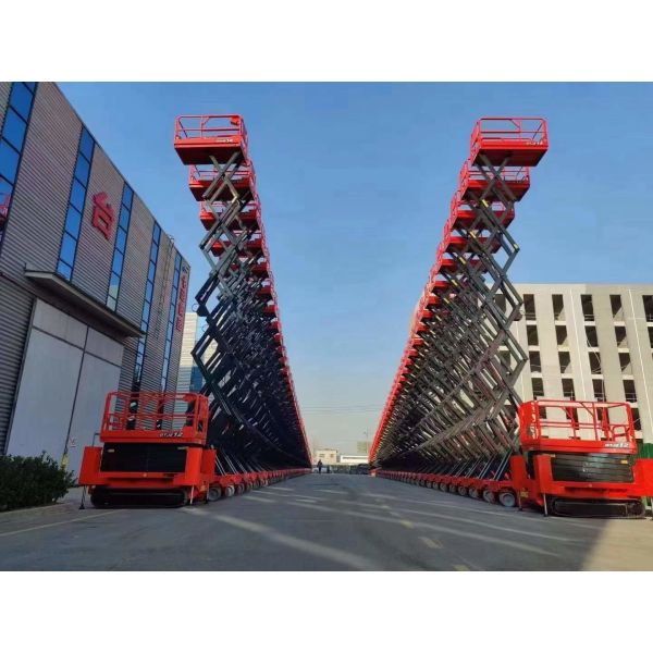 Воздушные работы Гидравлические ножницы Подъемная тележка Уборка здания Самоход 1 тонна