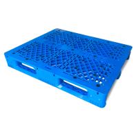 Pálete plástica do Euro do HDPE resistente empilhável industrial para a empilhadeira