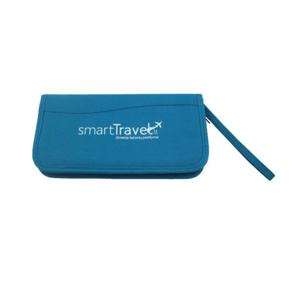 Polyester Oxford Material Travel Passport Holder For Tickets / Cards