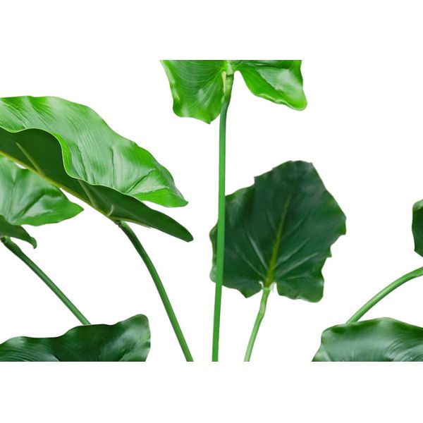 Fresh Color Artificial Leaves Of Giant Taro Nearly Natural Indoor Outdoor Decor
