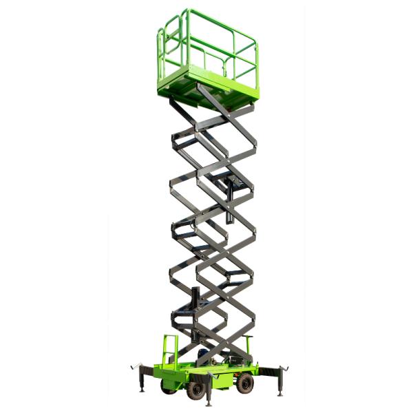 11 Meters Hydraulic Lift Platform Scissor Lifting Table For Aerial Work With Overload Safety Protection Device