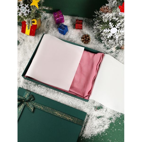 Recycled Materials Custom Luxury Bridesmaid Gift Box with Ribbon and Various Colors