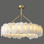 доломита потолочных освещений спальни 240V 60Hz лампа роскошного привесного естественного привесная