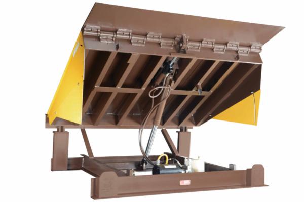 Electric Hydraulic Loading Dock Leveler Stationary With Handheld Remote Control