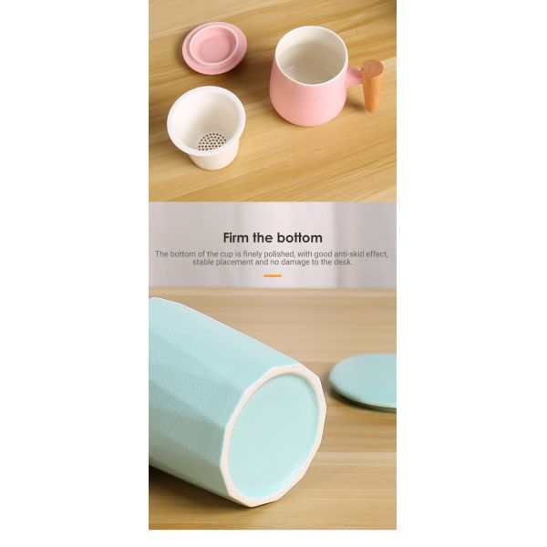 Горячая продажа деревянные ручки чайные чашки чашки высокое качество на заказ подарок керамические чашки для кофе деревянная ручка кофе кружка фарфоровая кружка 30