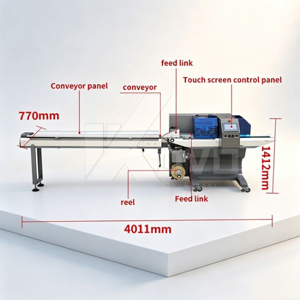 Automatic Soap Packaging Machine Horizontal Solid Soap Flow Wrapping Packaging Machine