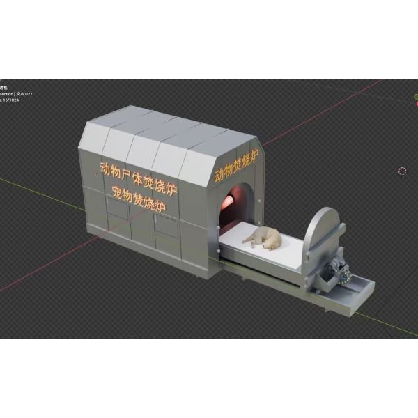 Customizable Animal Body Incinerator With PLC Control For Eco Friendly Animal Remains Disposal