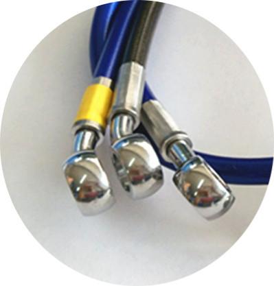 ISO9001Certificated DOT FMVSS106 approved 1/8 size racing car and racing motorcycle stainless steel braided  hose