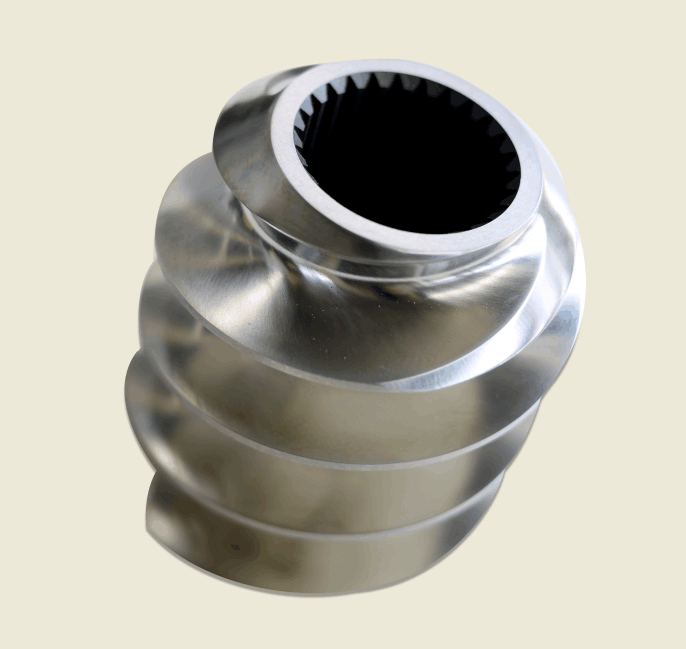 As peças da máquina da extrusora TEX90 parafusam elementos e o eixo monta