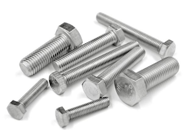 Stainless Steel SS316L M10 9/16 Inch Hexagon Bolt Polished Finish Corrosion-Resistant for Chemical Industry