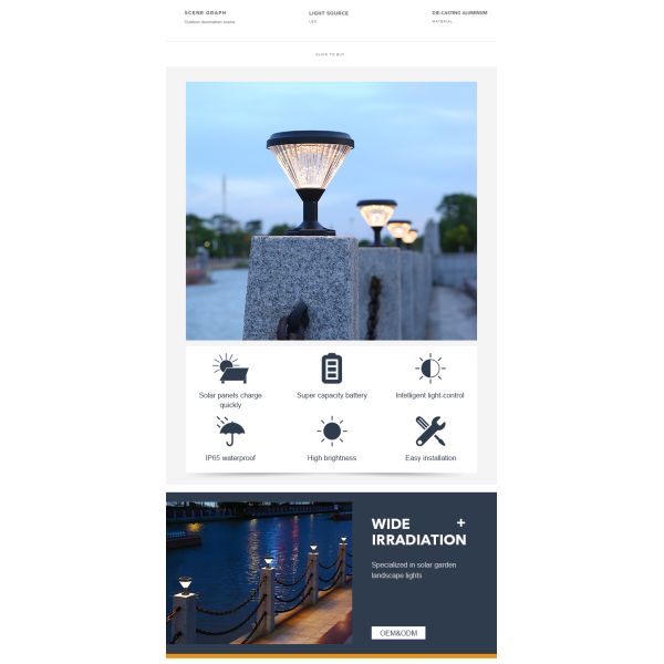 Свет штендера DC 3.2V солнечный, солнечные лампы пала для вилл дворов