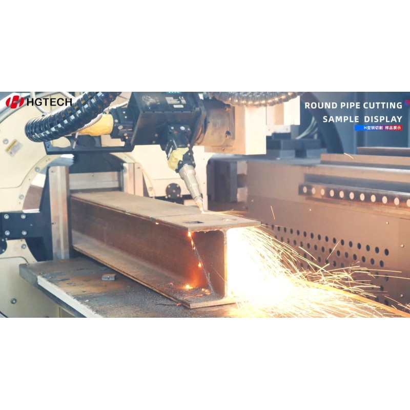 Talos Series Three Chuck Fiber Laser Tube Cutting Machine Price Supplier for Agricultural Machinery Processing