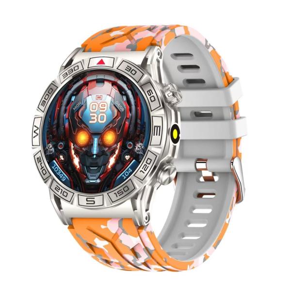 AI Assistant de voix en forme ronde Montres intelligentes d'exercice enregistrement Montres intelligentes avec calculatrice